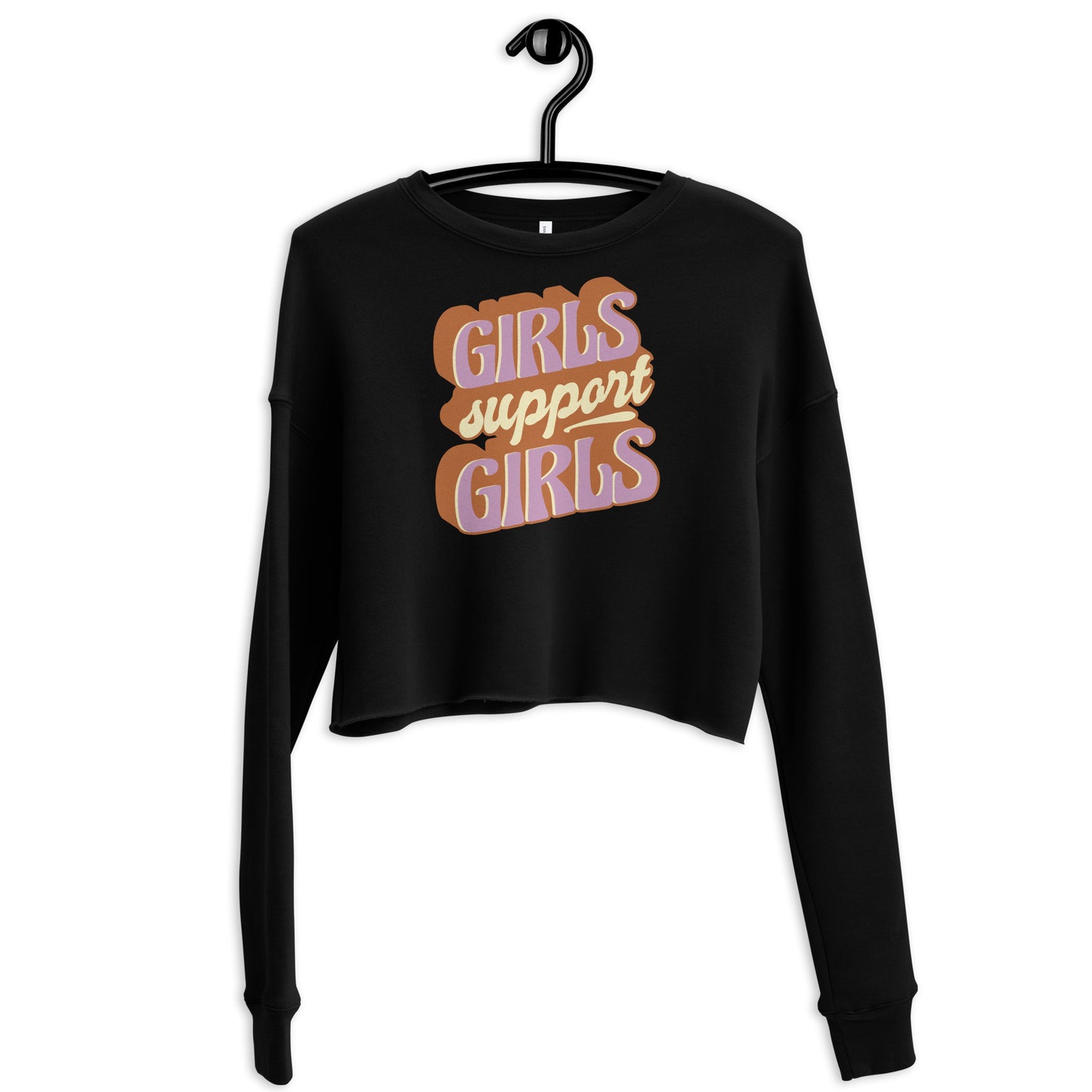 Crop Sweatshirt Womens (Girls Support Girls - Inspiration 0019)