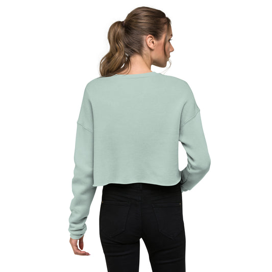 Crop Sweatshirt Womens (Life Is A Garden - Inspiration 004)