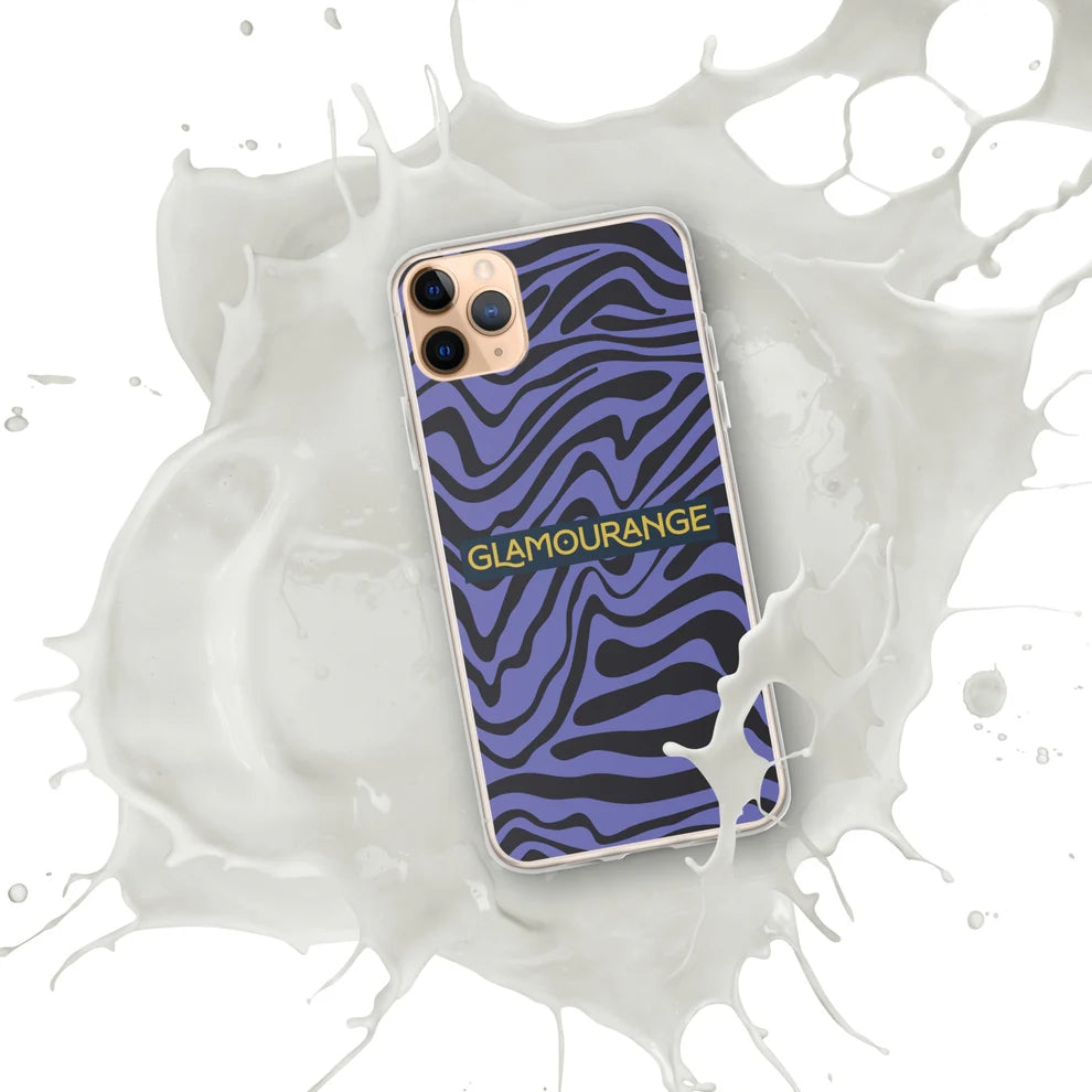 Clear Case for iPhone With Animal Print Design - Glamourange