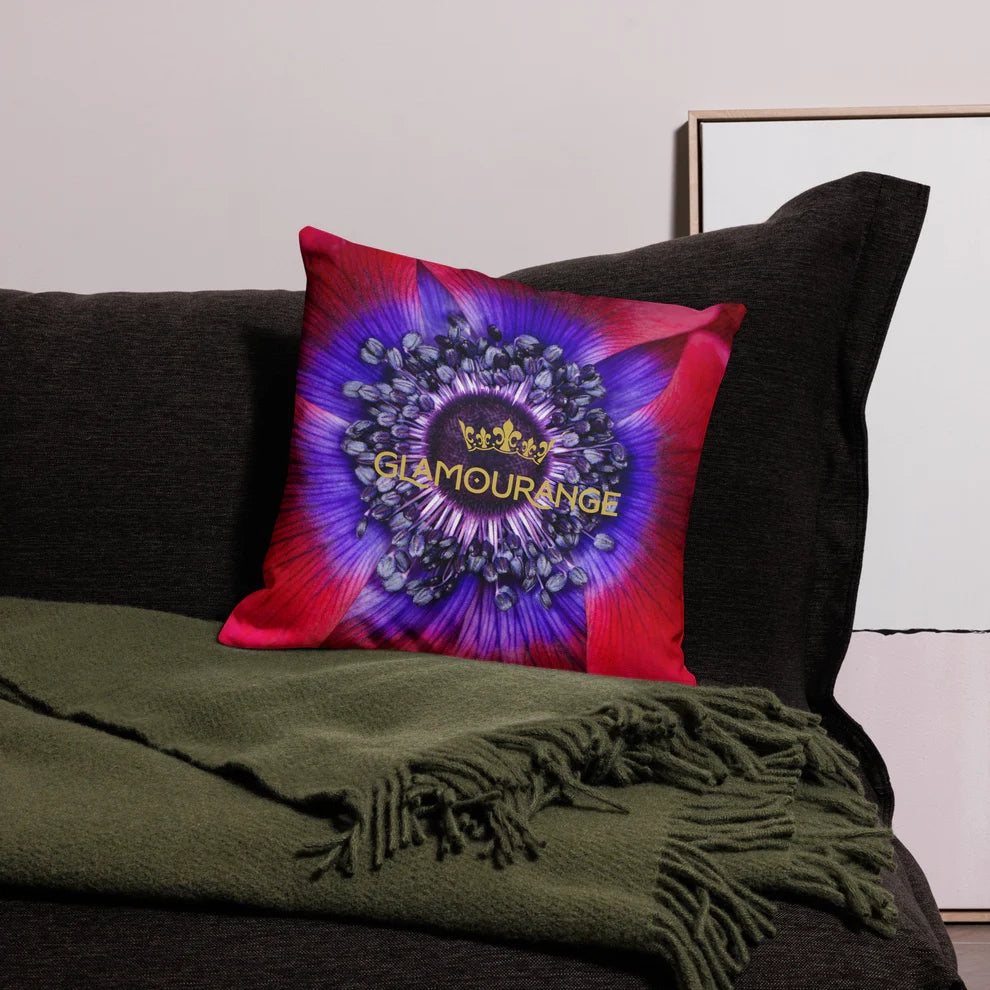 Floral Patterns All Over Print Premium Pillow - Glamourange