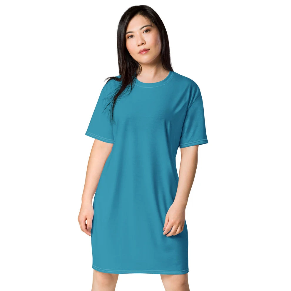 Glamourange Colour T-Shirt Dresses for Women