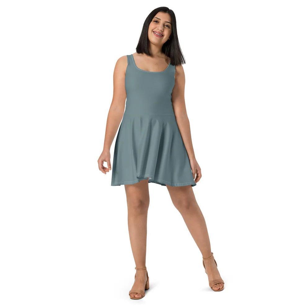 Glamourange Cute Skater Colour Dresses For Women