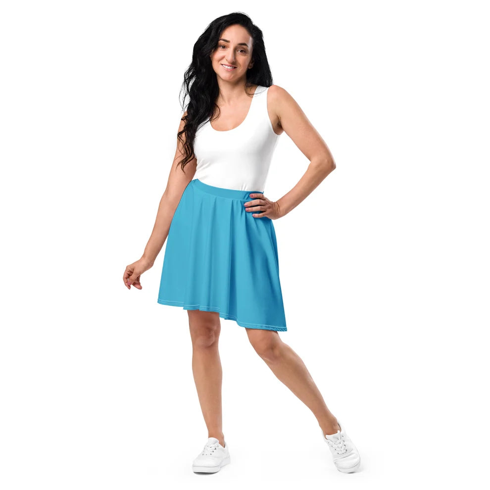 Skater Skirt Dress With Colours - Glamourange