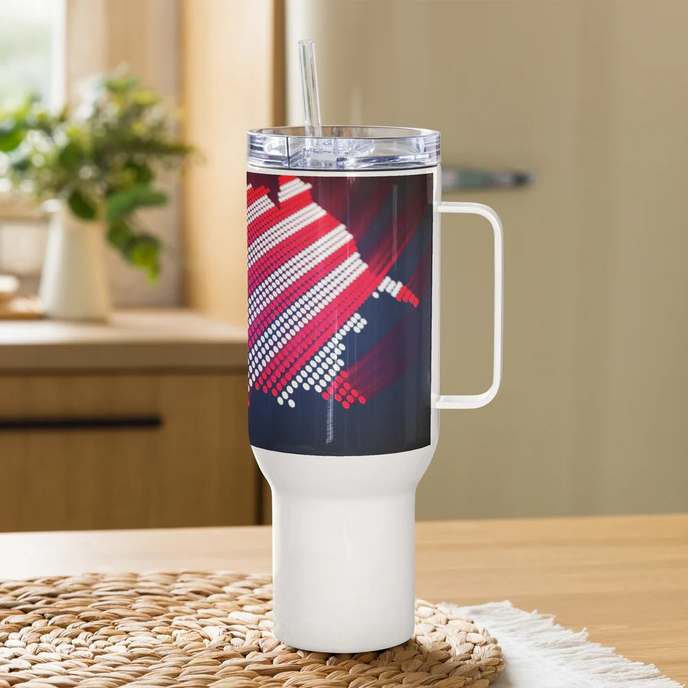 Travel Mug With A Handle Patterns-Graphics - Glamourange