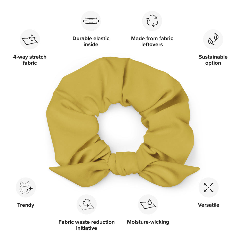 Hair Scrunchies For Women (Scrunchie Old Gold Colour)