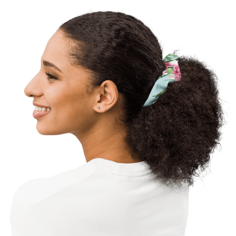 Hair Scrunchies For Women (Scrunchies NaturePG Pattern) side