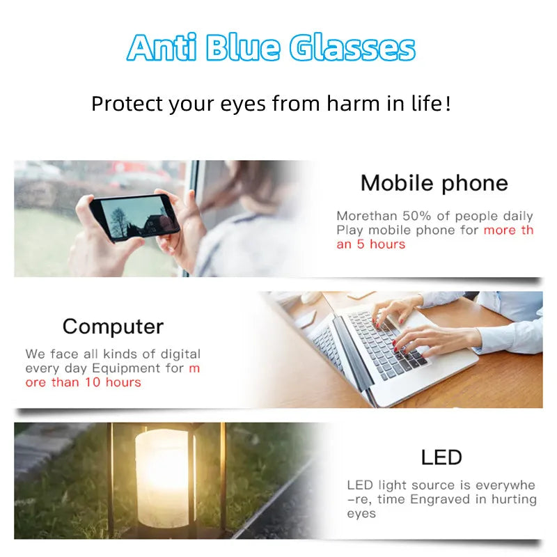 Anti Blue Light Glasses for Unisex