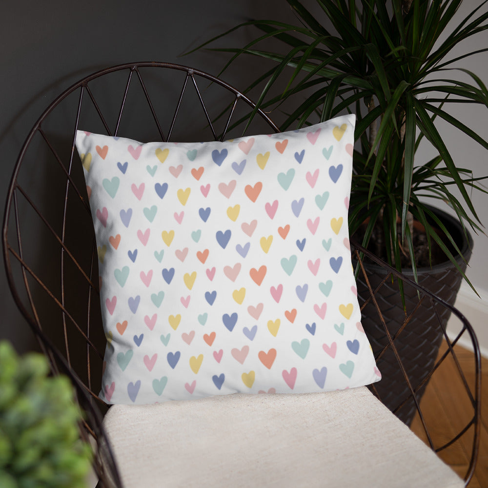 Basic Pillow (Best Basic Pillow Love Hearts Pattern - Model 0015)