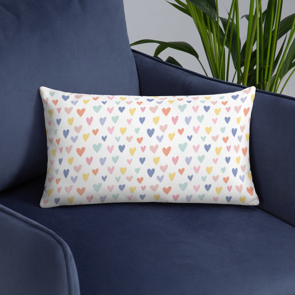 Basic Pillow (Best Basic Pillow Love Hearts Pattern - Model 0015)