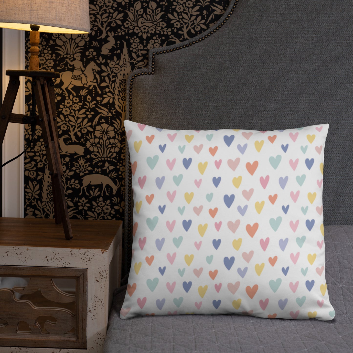 Basic Pillow (Best Basic Pillow Love Hearts Pattern - Model 0015)