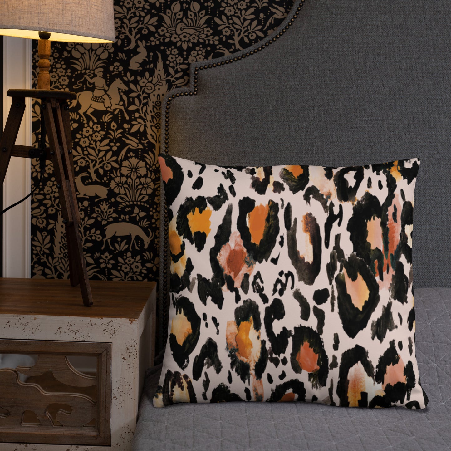 Basic Pillow (Best Basic Pillow Leopard Skin Pattern - Model 0017)