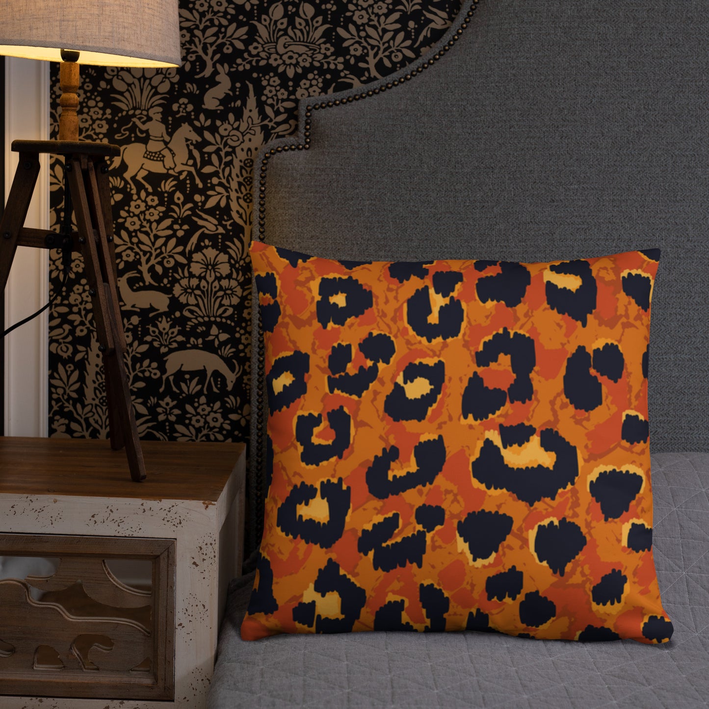 Basic Pillow (Best Basic Pillow Leopard Skin Pattern - Model 0018)