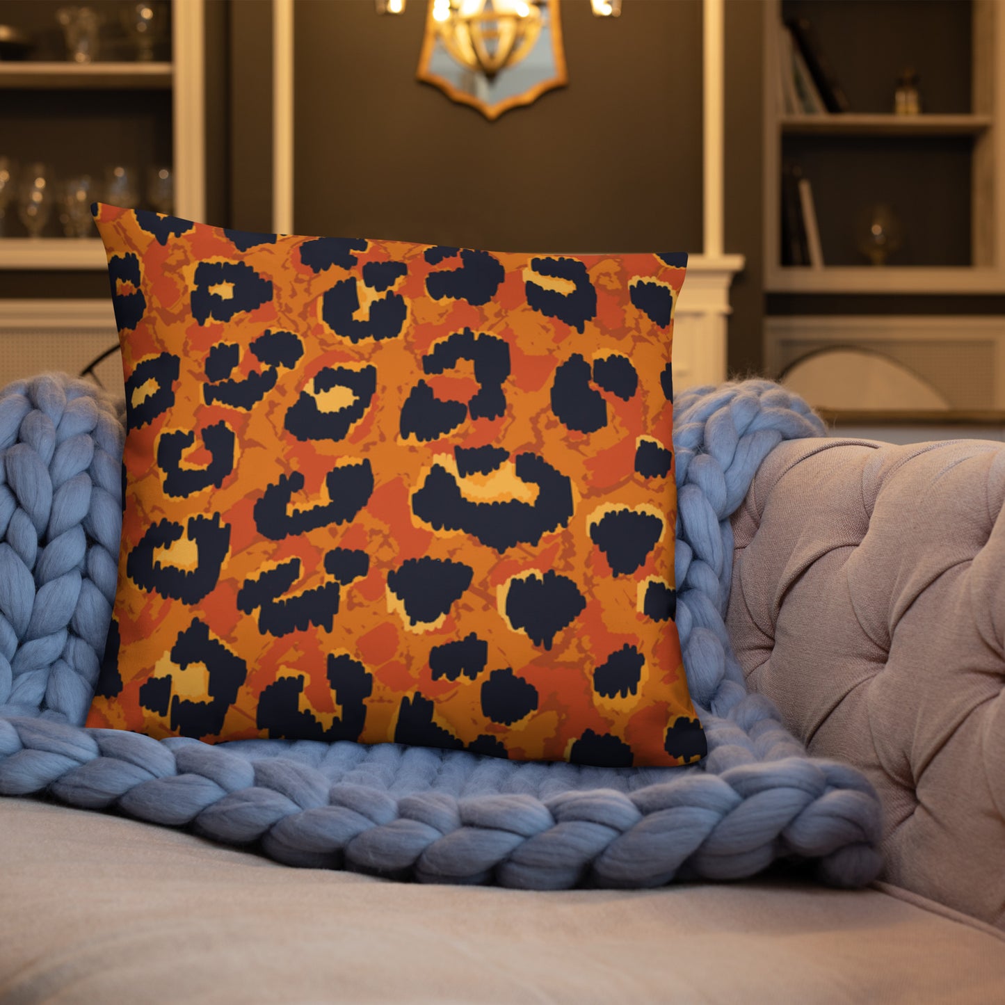 Basic Pillow (Best Basic Pillow Leopard Skin Pattern - Model 0018)