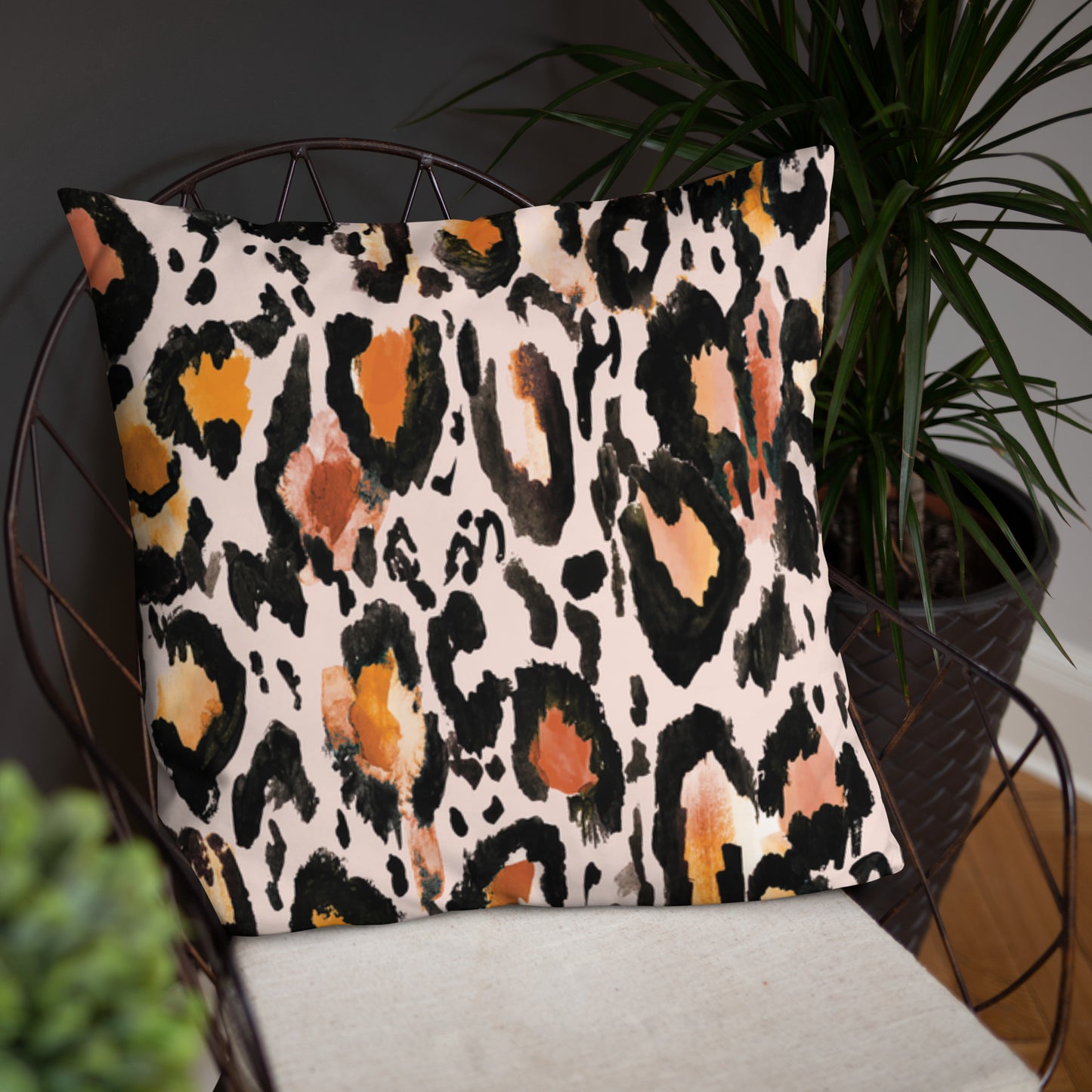 Basic Pillow (Best Basic Pillow Leopard Skin Pattern - Model 0017)