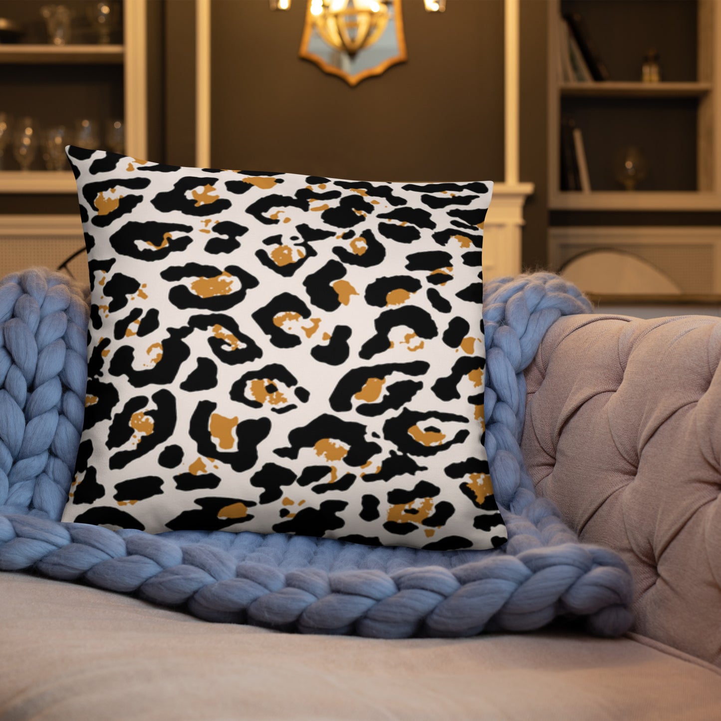 Basic Pillow (Best Basic Pillow Leopard Skin Pattern - Model 0016)