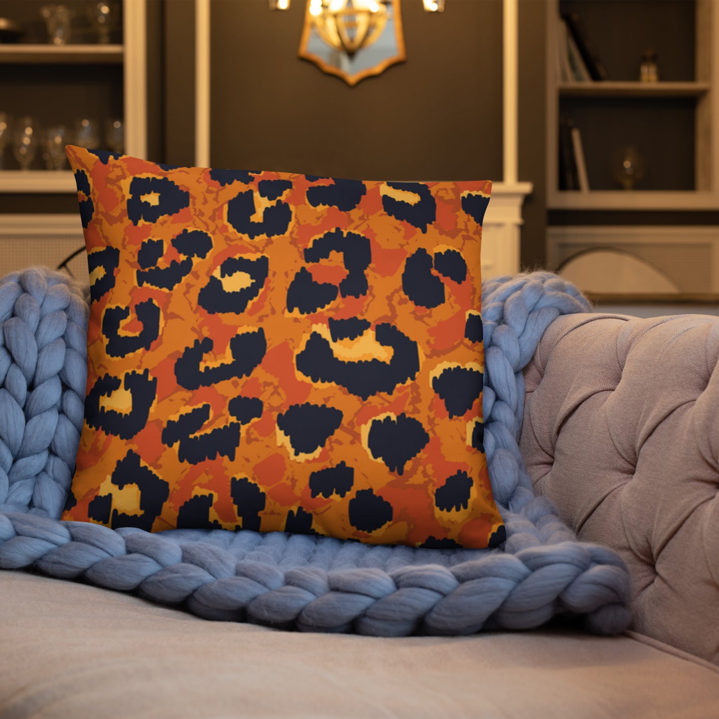 Basic Pillow (Best Basic Pillow Leopard Skin Pattern - Model 0018)