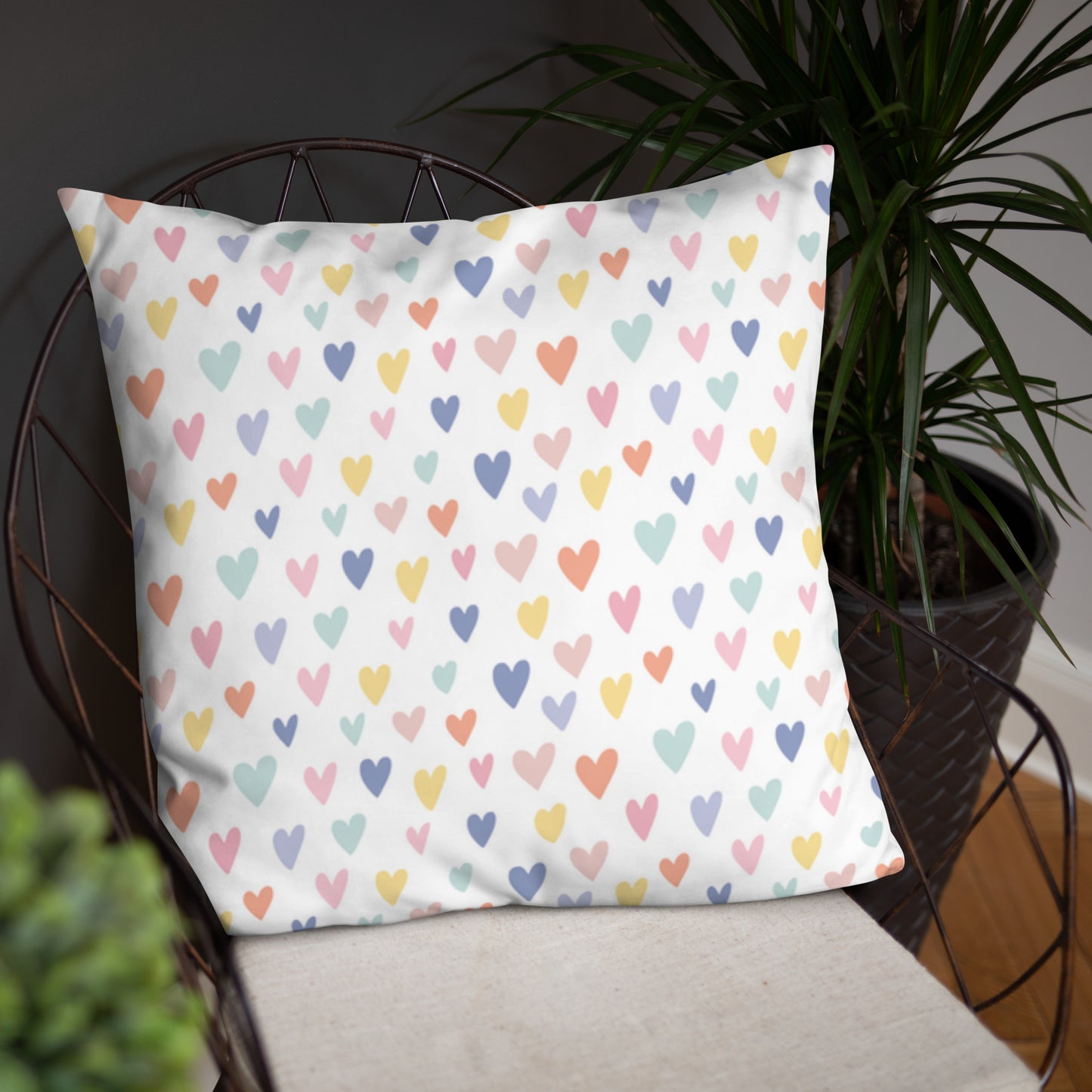 Basic Pillow (Best Basic Pillow Love Hearts Pattern - Model 0015)