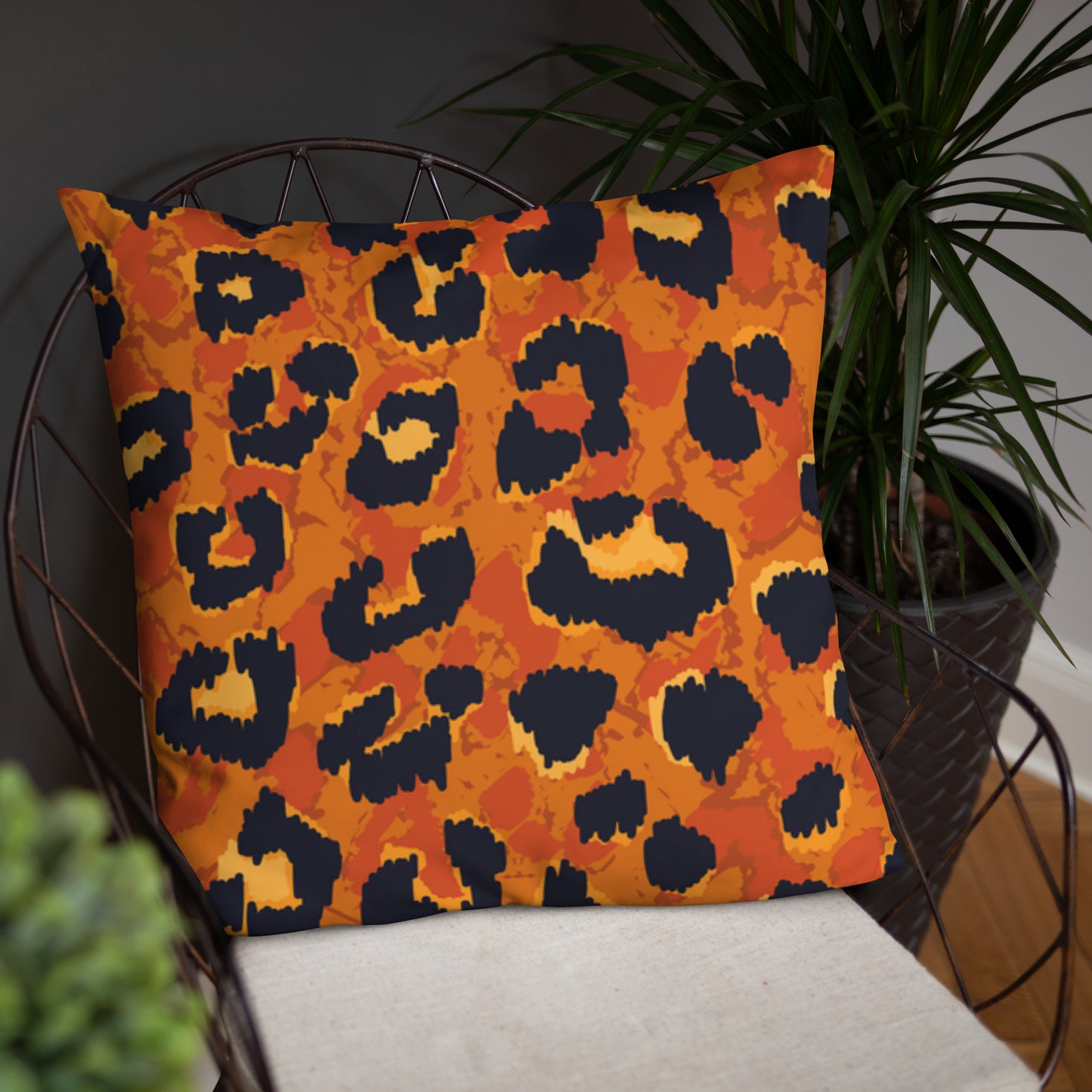 Basic Pillow (Best Basic Pillow Leopard Skin Pattern - Model 0018)