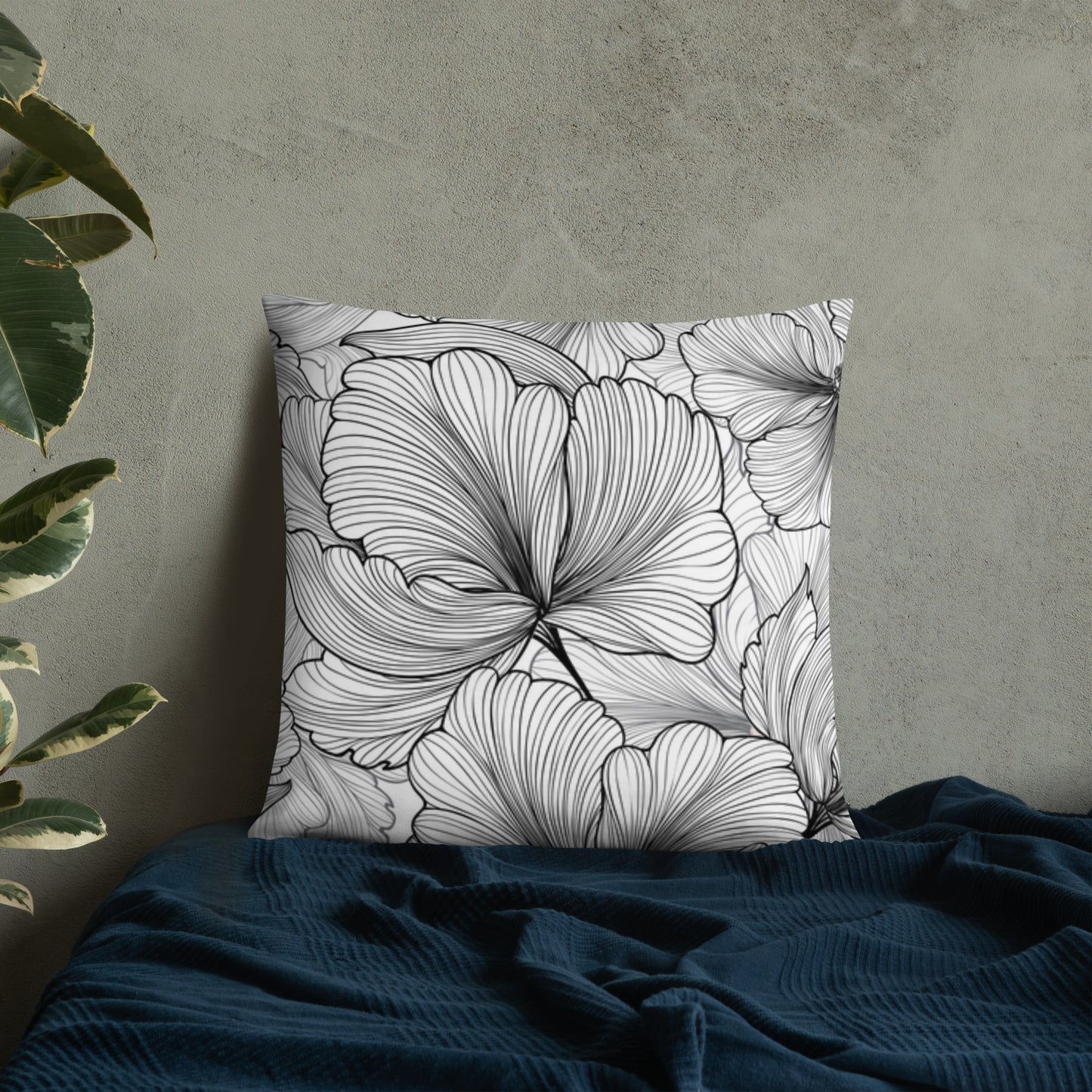 Basic Pillow (Best Basic Pillow Flower Pattern - Model 005)