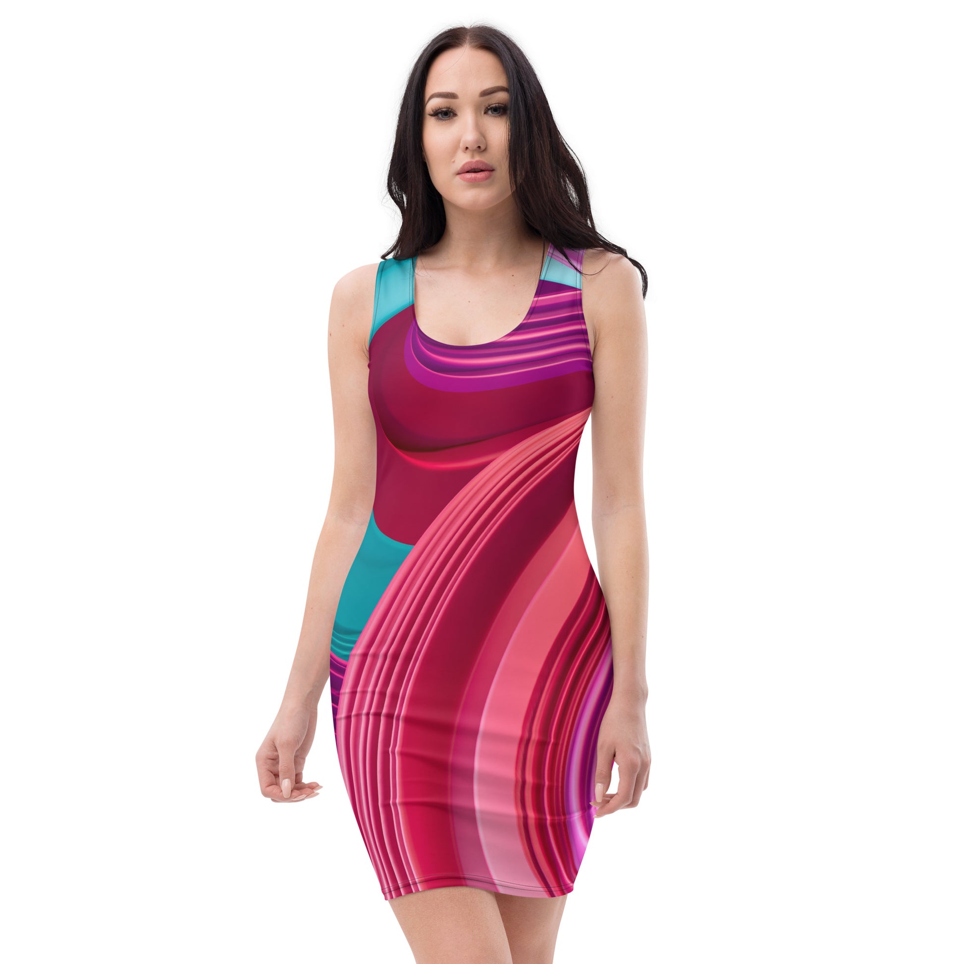Bodycon Dress (Premium All Over Graphic Print Bodycon Dresses #0010) – Glamourange