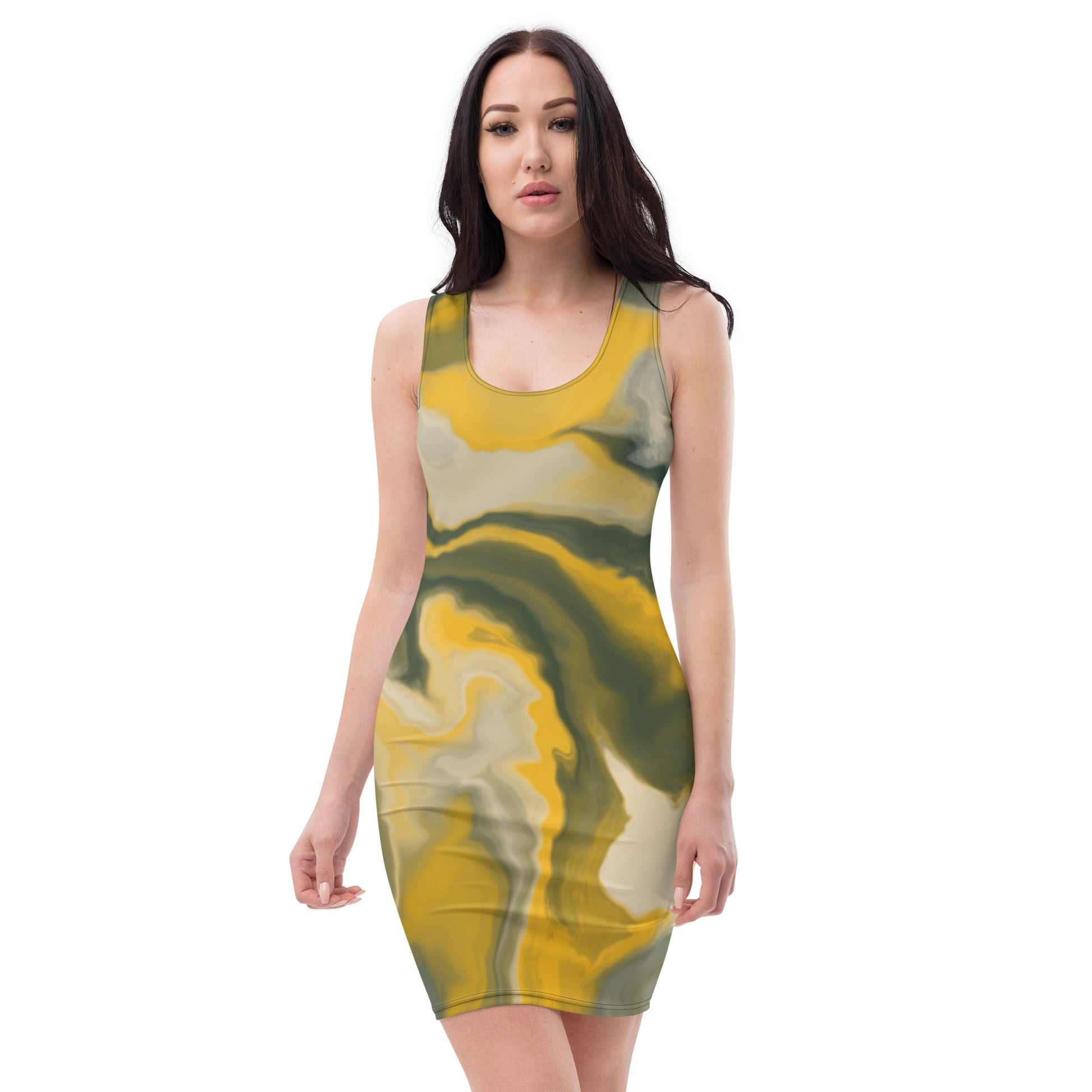 Bodycon Dress (Premium All Over Graphic Print Bodycon Dresses #0028) – Glamourange