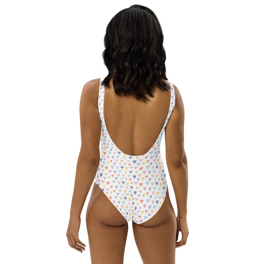 One-Piece Swimsuit Womens Patterns Print (Glamourange Luxury One Piece Swimsuit - 004 Model)