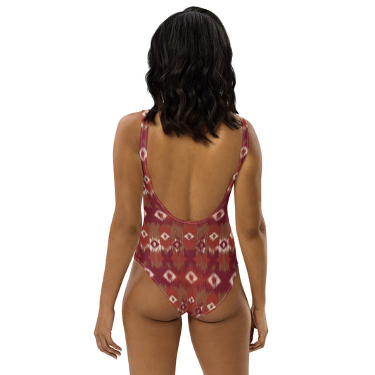 One-Piece Swimsuit Womens Patterns Print (Glamourange Luxury One Piece Swimsuit - 0012 Model)