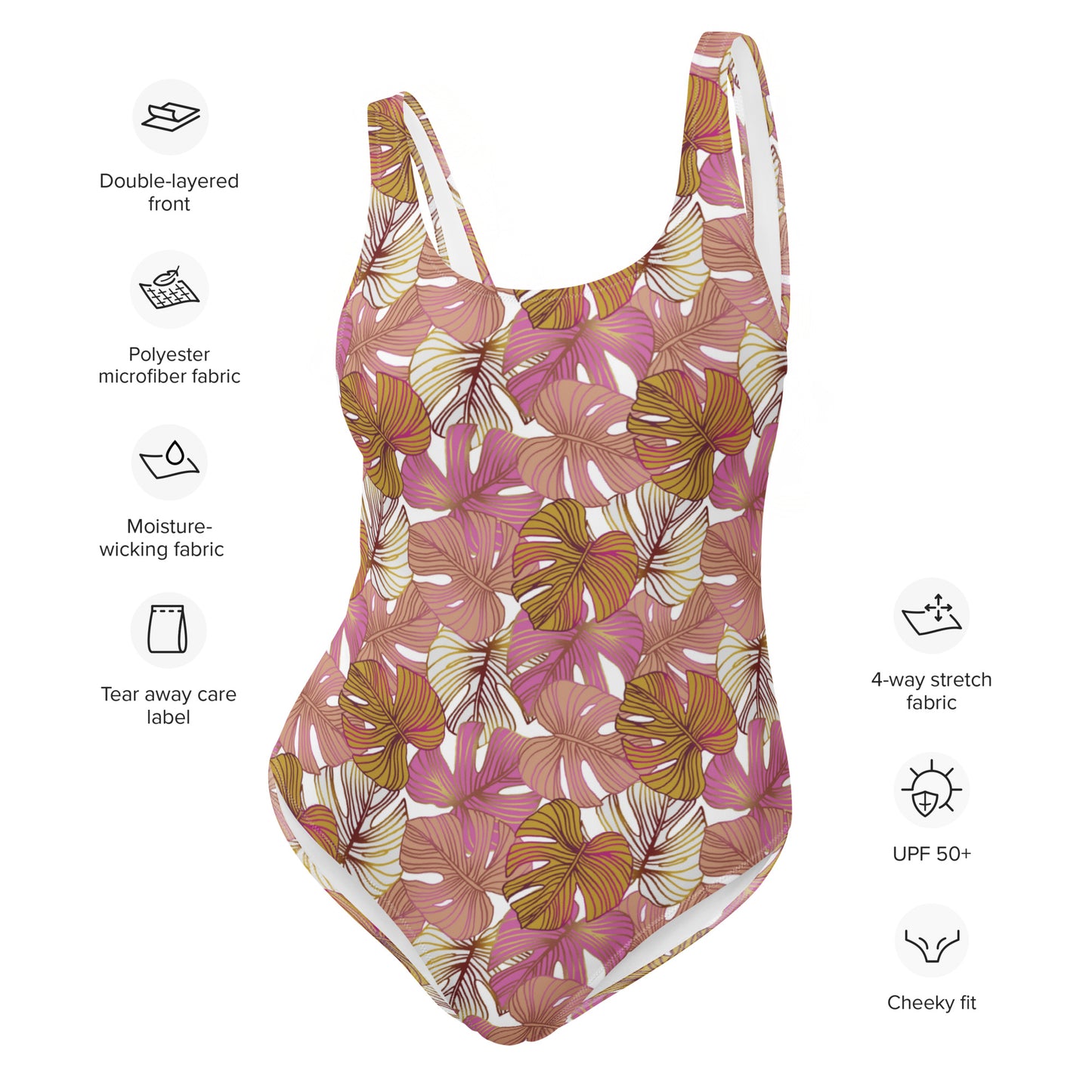 One-Piece Swimsuit Womens Patterns Print (Glamourange Luxury One Piece Swimsuit - 003 Model)