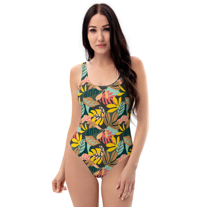 One-Piece Swimsuit Womens Patterns Print (Glamourange Luxury One Piece Swimsuit - 0017 Model)