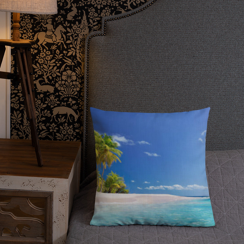 Premium Pillow (Best Premium Pillow - Scenic Ocean Shore View Model 0017)