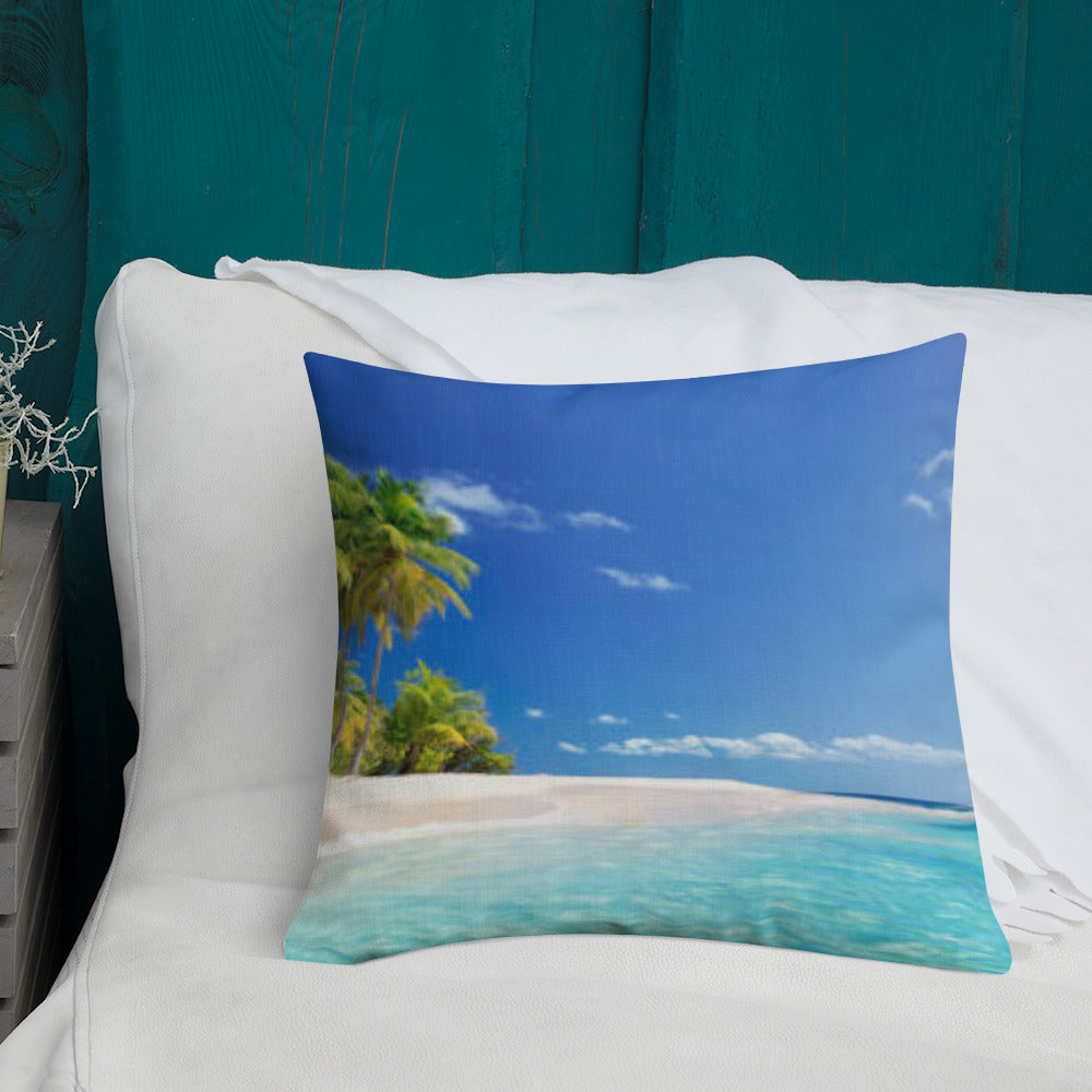 Premium Pillow (Best Premium Pillow - Scenic Ocean Shore View Model 0017)