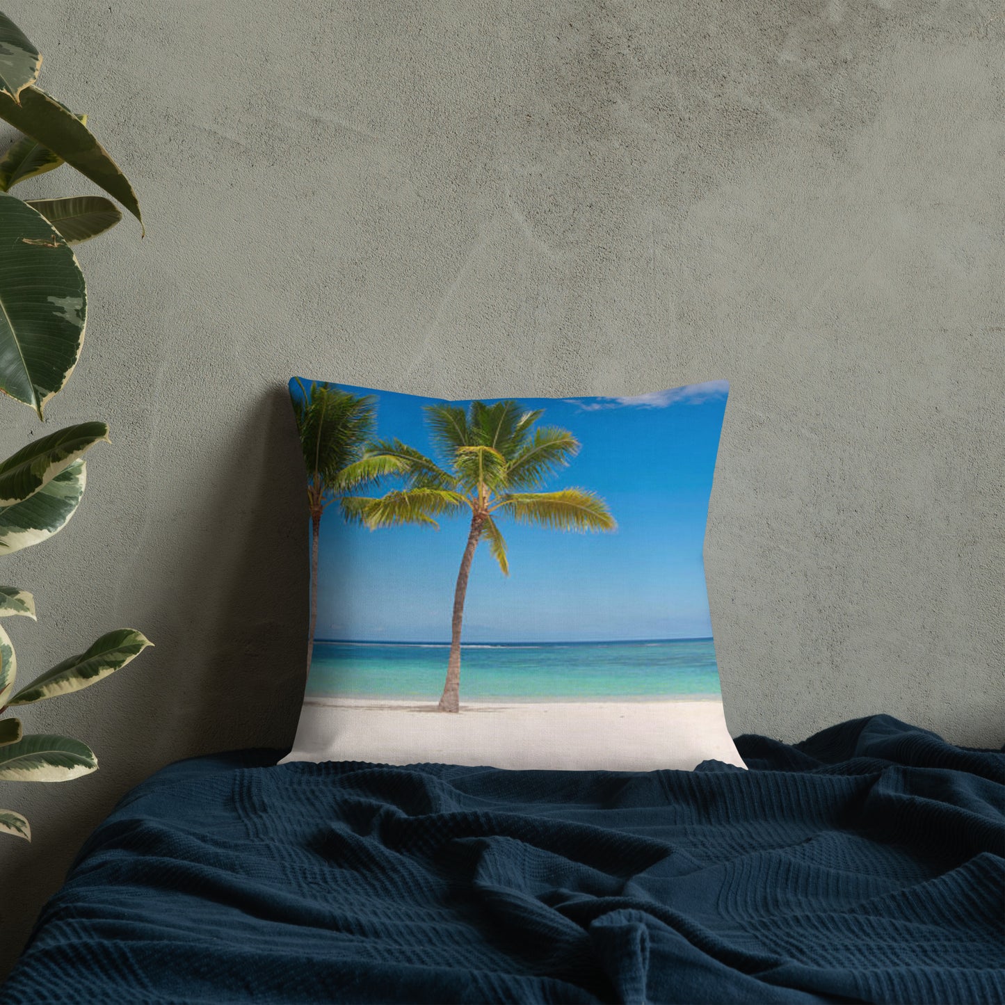 Premium Pillow (Best Premium Pillow - Scenic Ocean Shore View Model 0020)