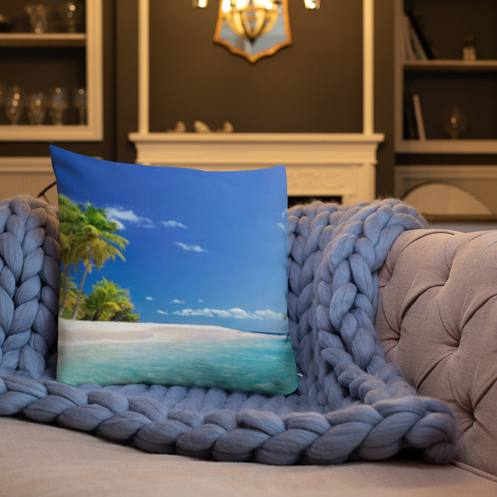 Premium Pillow (Best Premium Pillow - Scenic Ocean Shore View Model 0017)