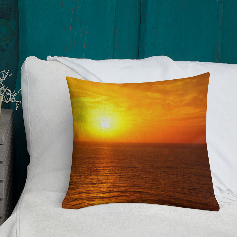 Premium Pillow (Best Premium Pillow - Scenic Ocean View Model 0013)