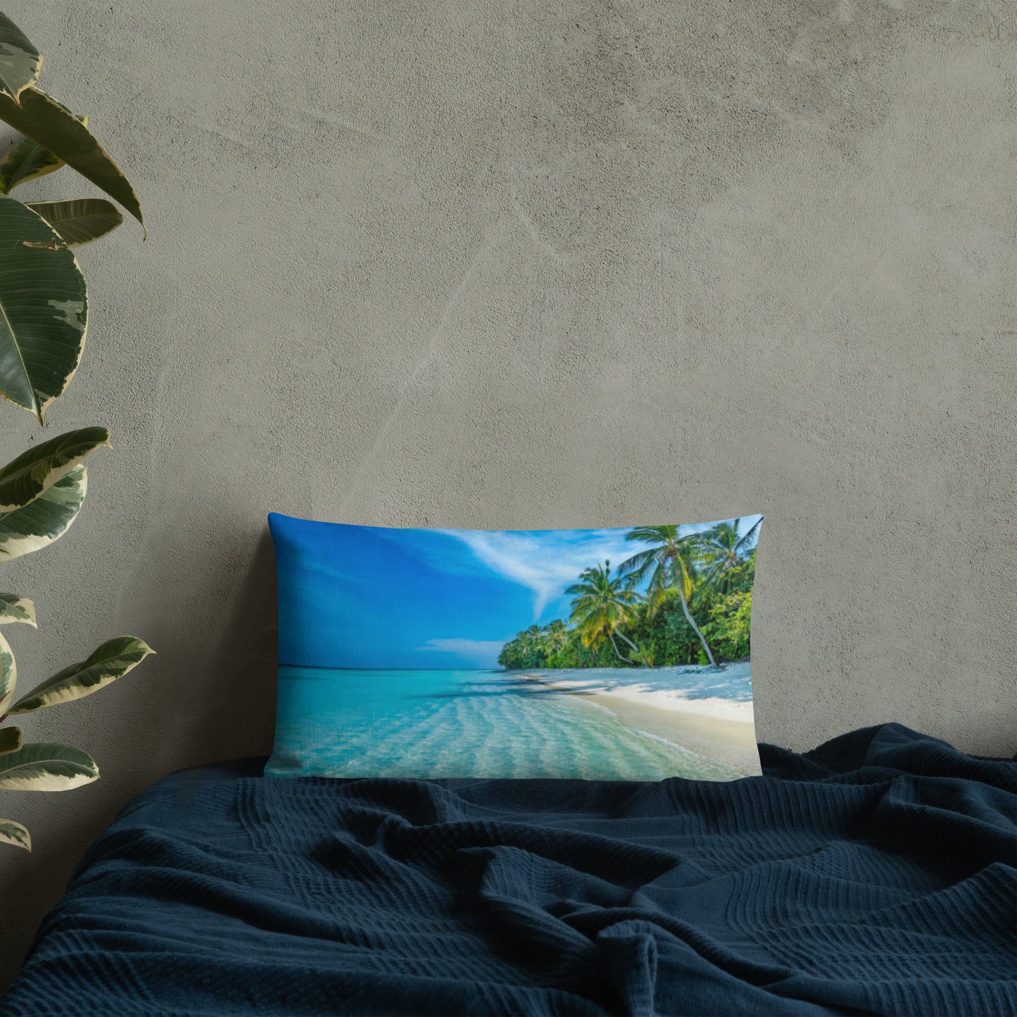 Premium Pillow (Best Premium Pillow - Scenic Ocean Shore View Model 0019)