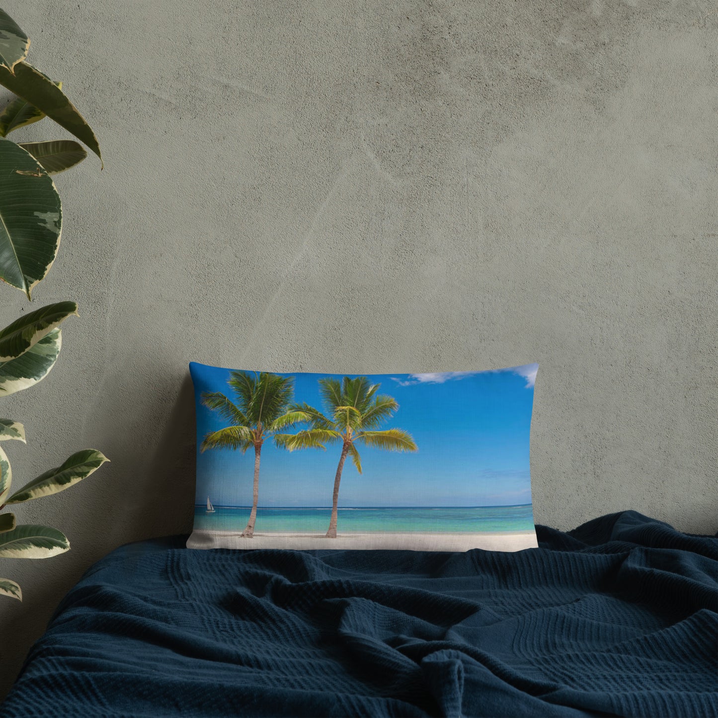 Premium Pillow (Best Premium Pillow - Scenic Ocean Shore View Model 0020)