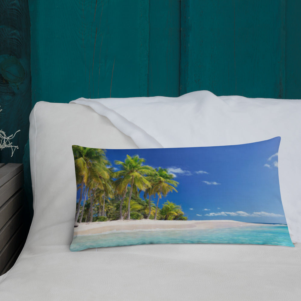 Premium Pillow (Best Premium Pillow - Scenic Ocean Shore View Model 0017)