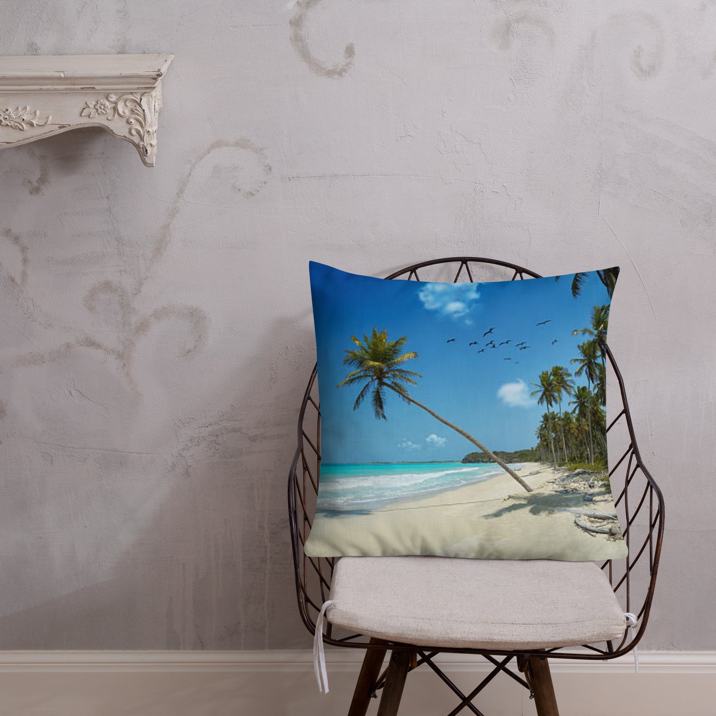 Premium Pillow (Best Premium Pillow - Scenic Ocean Shore View Model 0018)