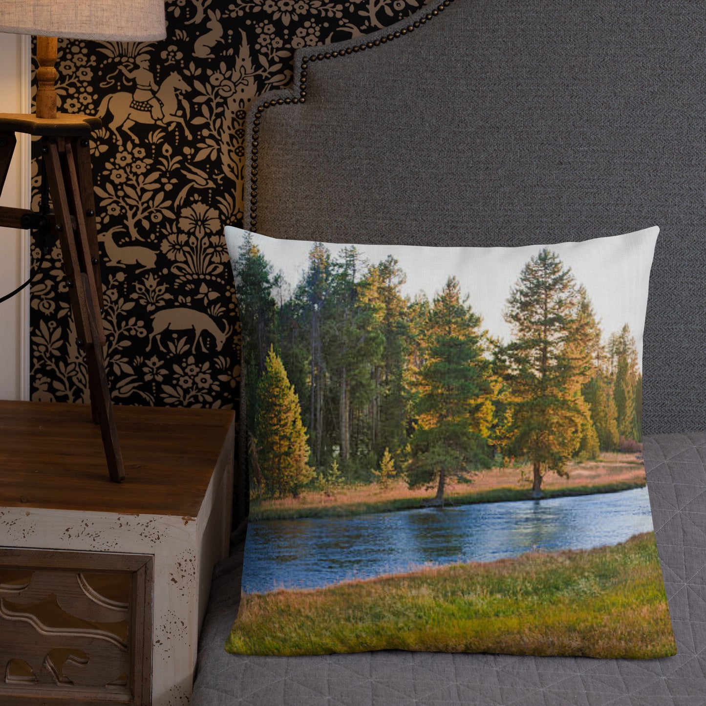 Premium Pillow (Best Premium Pillow - Peaceful Forest Model 007)