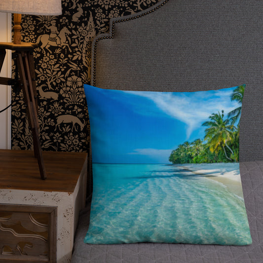 Premium Pillow (Best Premium Pillow - Scenic Ocean Shore View Model 0019)