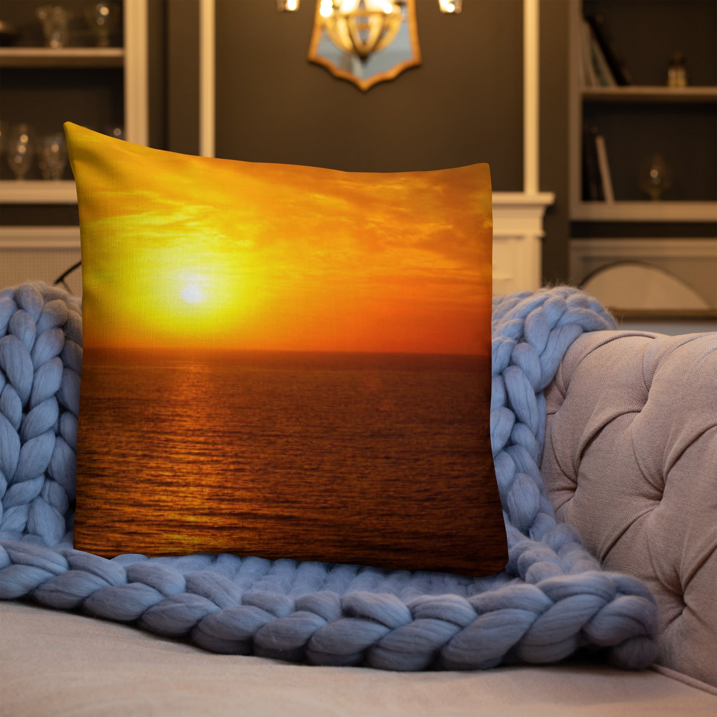 Premium Pillow (Best Premium Pillow - Scenic Ocean View Model 0013)