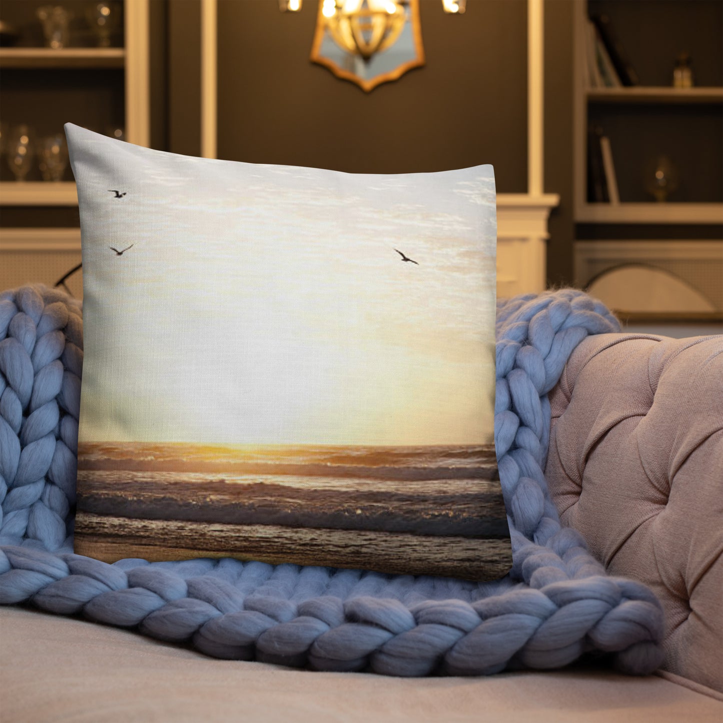 Premium Pillow (Best Premium Pillow - Scenic Ocean View Model 0014)