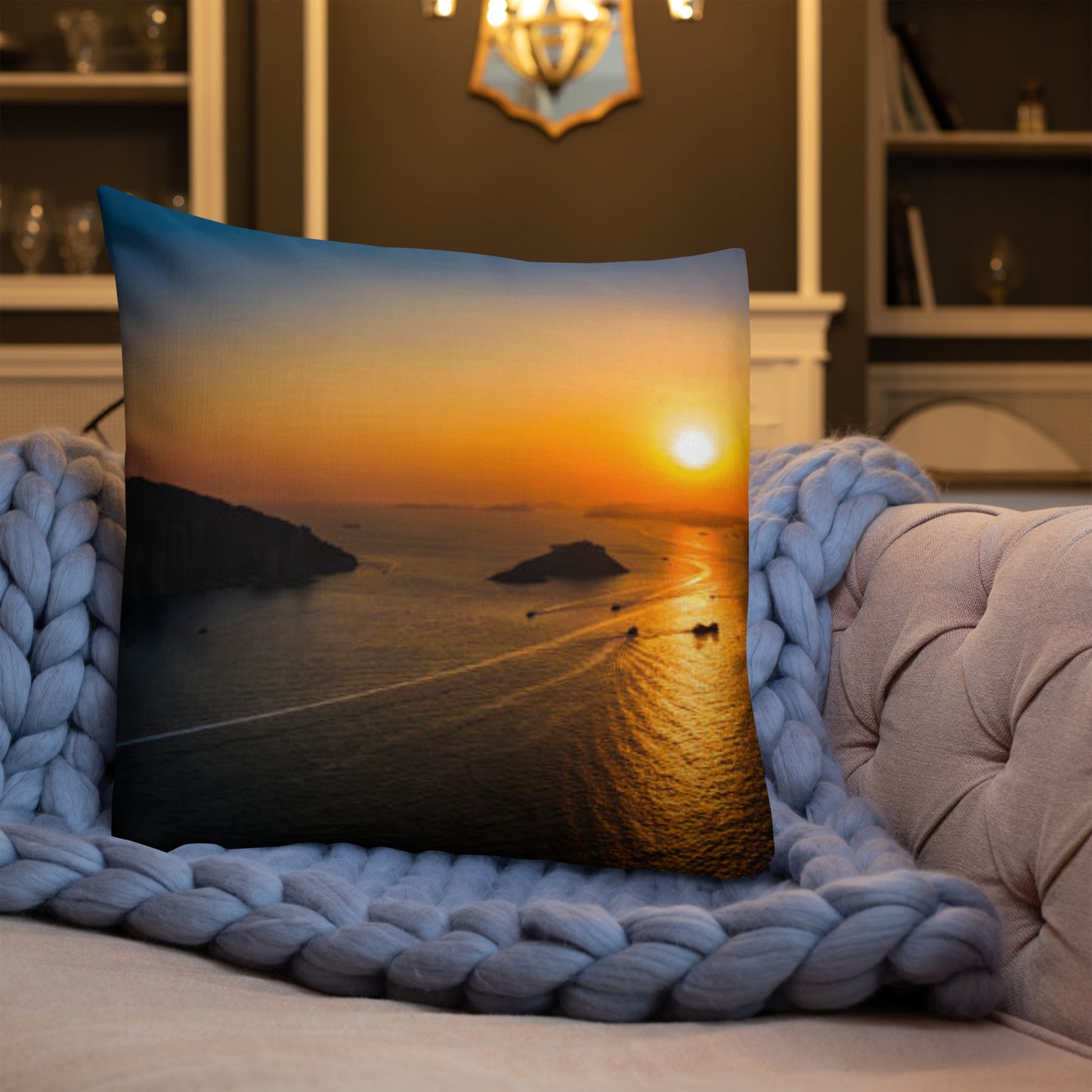 Premium Pillow (Best Premium Pillow - Scenic Ocean View Model 0015)