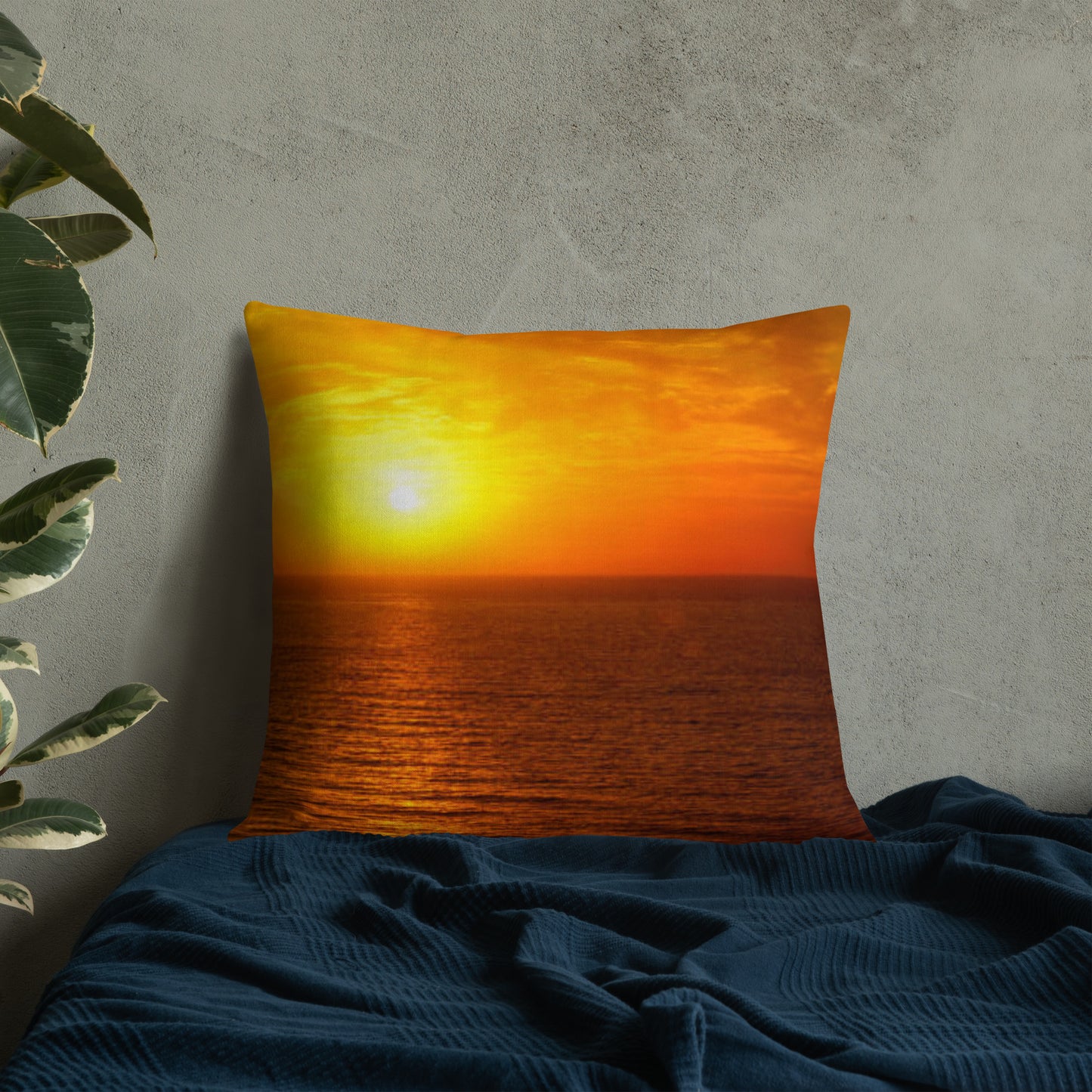 Premium Pillow (Best Premium Pillow - Scenic Ocean View Model 0013)