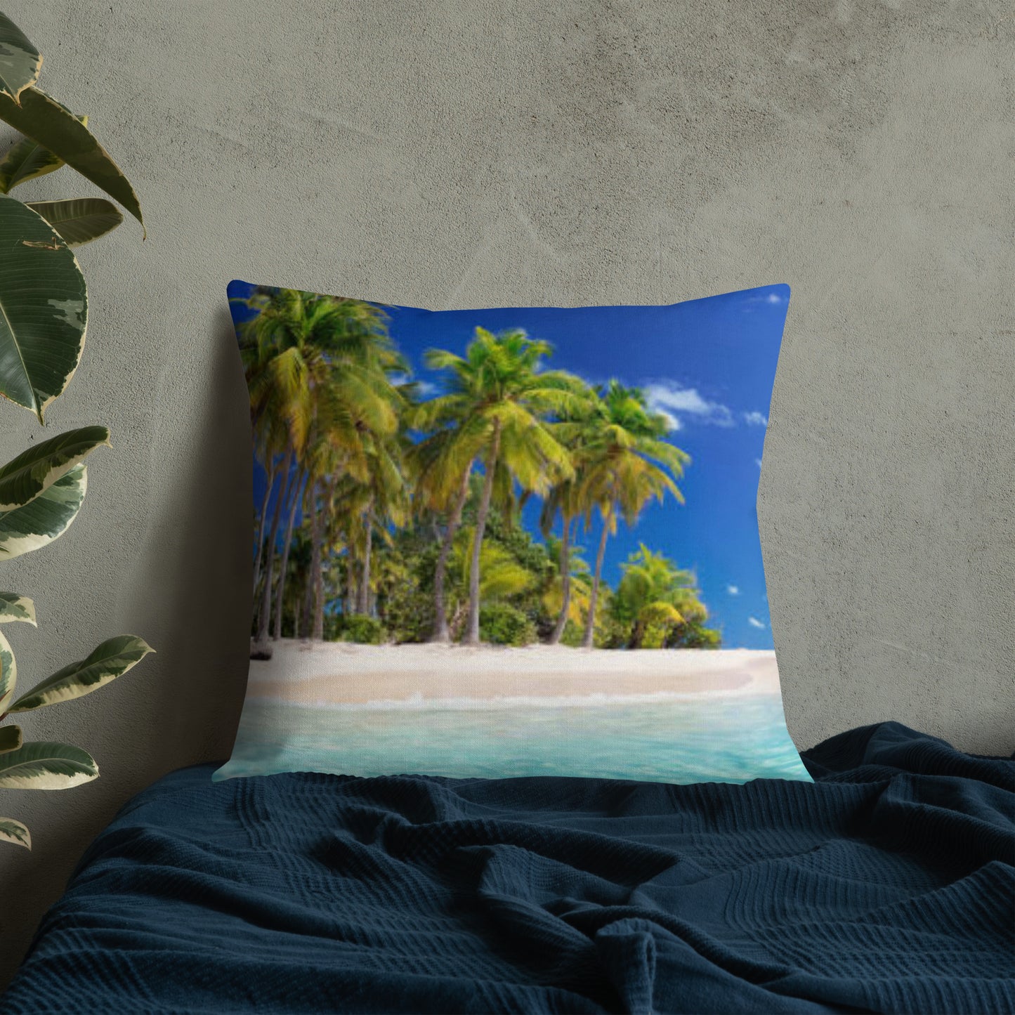 Premium Pillow (Best Premium Pillow - Scenic Ocean Shore View Model 0017)