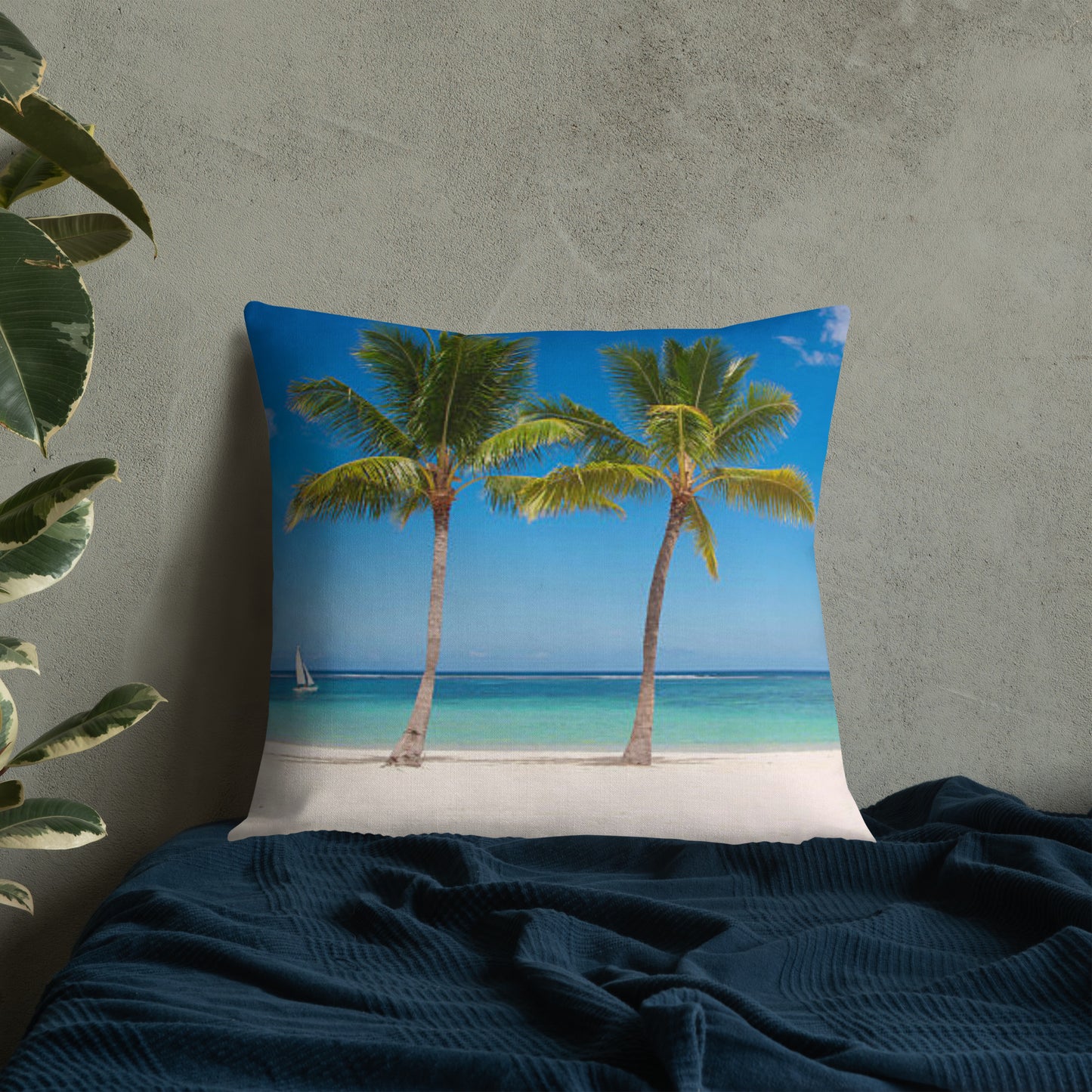 Premium Pillow (Best Premium Pillow - Scenic Ocean Shore View Model 0020)