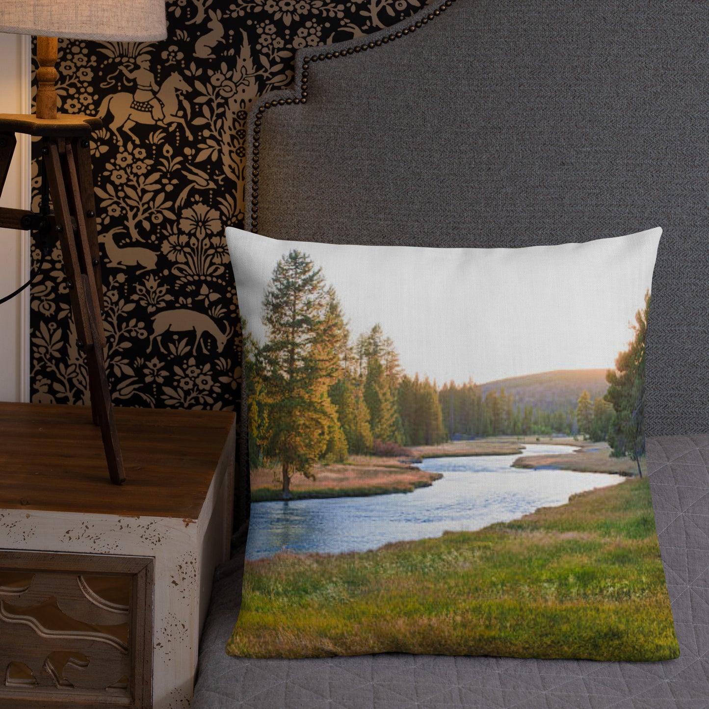 Premium Pillow (Best Premium Pillow - Peaceful Forest Model 007)