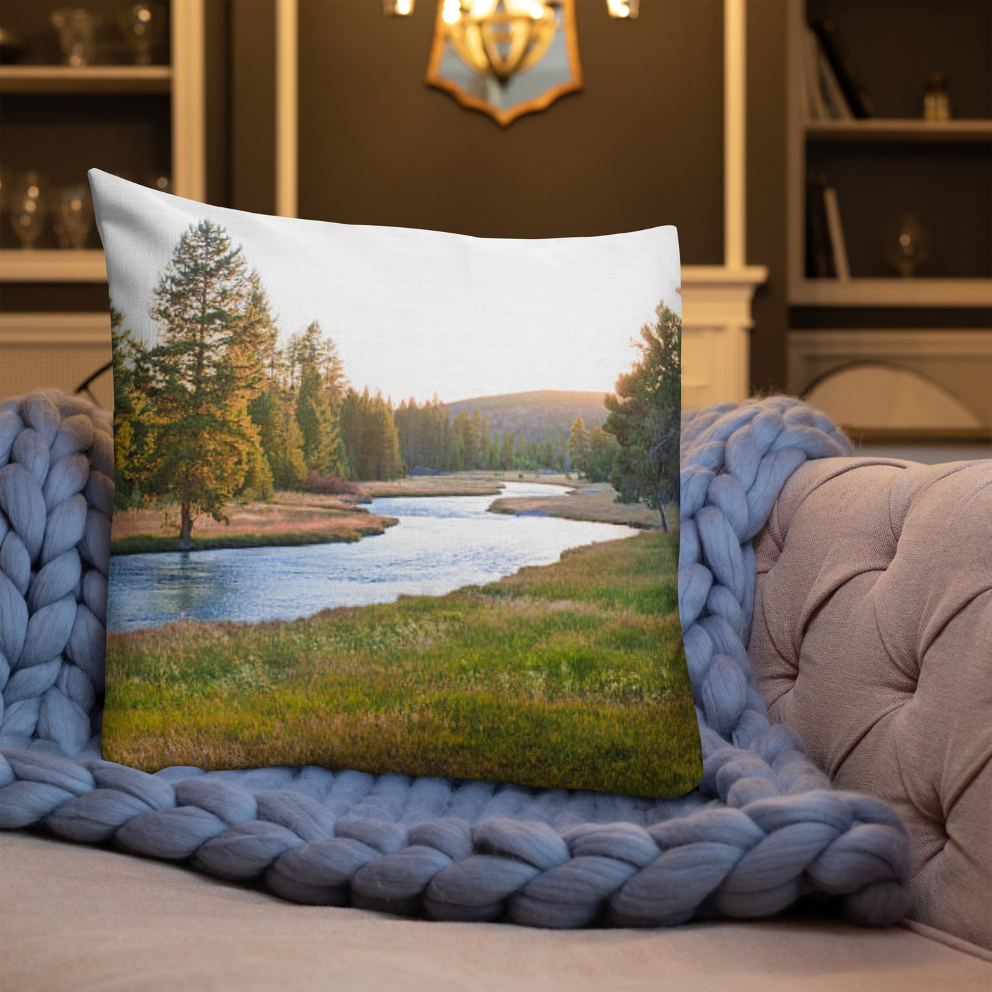 Premium Pillow (Best Premium Pillow - Peaceful Forest Model 007)