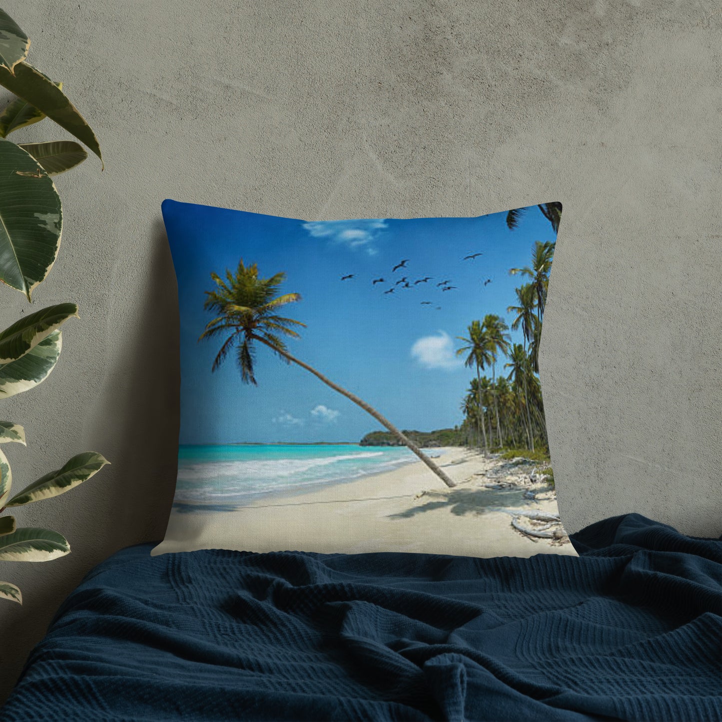 Premium Pillow (Best Premium Pillow - Scenic Ocean Shore View Model 0018)