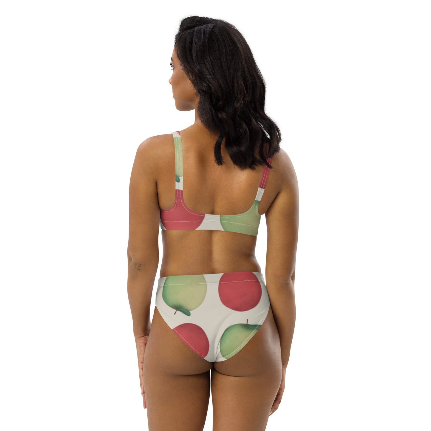 High Waisted Bikini Womens (Glamourange Luxury Bikini High Waisted - 0068 Patterns Model)